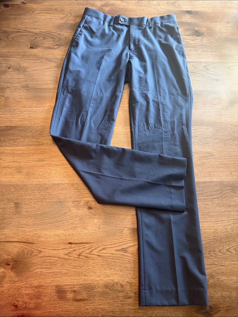 Apt. 9 Men's Navy 29x32 Dress Stretch Waist Premier Flex Extra Slim Fit Pants